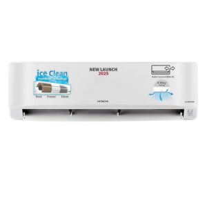 Hitachi 1.5 Ton Class 3 Star, 4-Way Swing, ice Clean, Xpandable+, Inverter Split AC